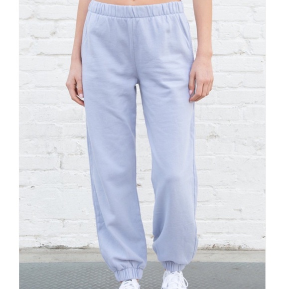 Brandy Melville Pants - Brandy Melville Light Blue Rosa Sweatpant